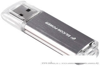 USB Flash Silicon-Power Ultima II I-Series Silver 64 Гб (SP064GBUF2M01V1S), фото 2
