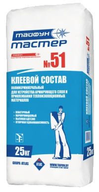 Тайфун Мастер № 51 для теплоизоляции 25 кг., фото 2