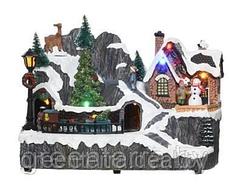 Рождественская деревня с LED "Домик в горах" [481318-2] уценка, фото 2