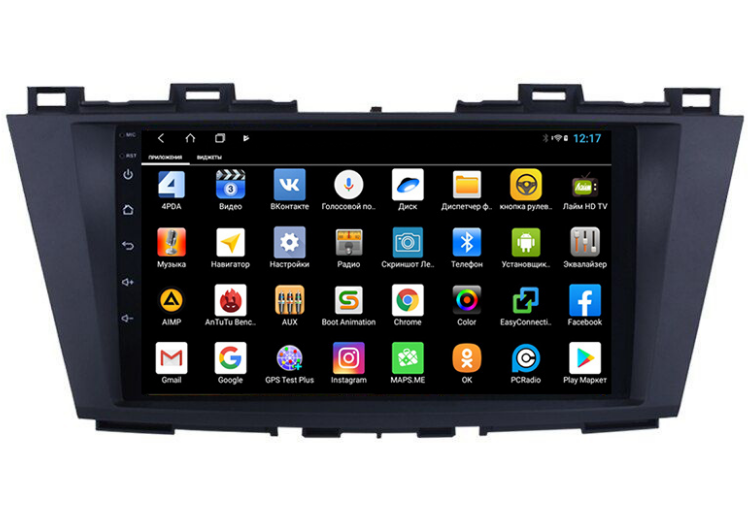 Штатная магнитола Parafar для Mazda 5 2011 на Android 13 +4G модем (PF164XHD)