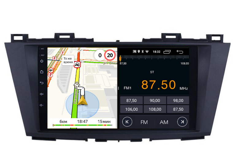 Штатная магнитола Parafar для Mazda 5 2011 на Android 13 (2/32Gb + 4G) (2/32Gb + 4G) (PF164FHD)