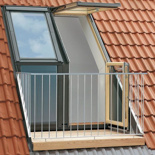 Мансардное окно VELUX (Балконная система) - фото 5 - id-p9904597