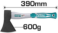 Топор 600 гр. с фибергласовой рукояткой (длина-390 мм) TOTAL THT786006