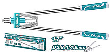 Заклепочник двуручный 420 мм (3,2 мм-4мм-4,8 мм) TOTAL THT32176