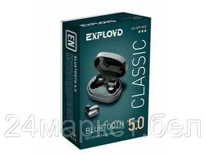 EX-HP-943 черные Classic Bluetooth-наушники внутриканальные EXPLOYD, фото 2
