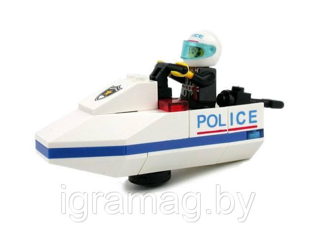 Конструктор Полицейская моторная лодка" 39 деталей. Brick - фото 2 - id-p139270467
