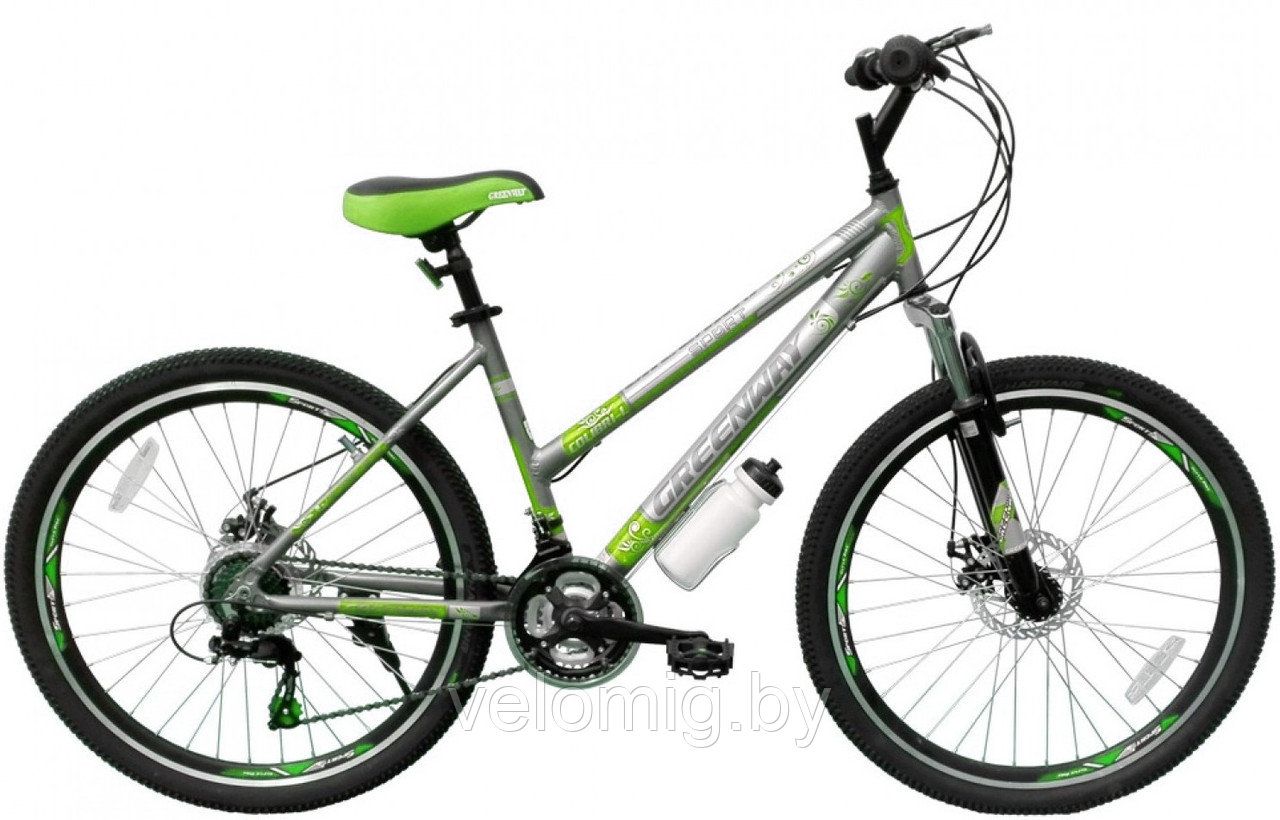Велосипед горный женский Greenway Colibri-H 26 (2023) - фото 3 - id-p139280662