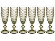 Набор бокалов для шампанского 6шт по 150мл стекло/хрусталь , 781-129