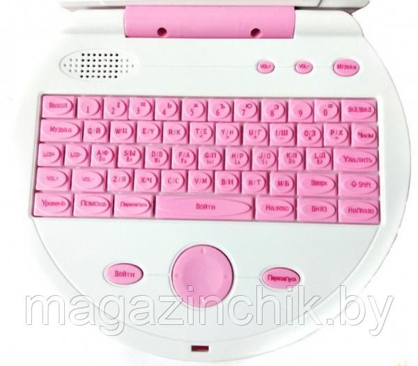 Детский компьютер ноутбук бело-розовый, 120 функций, мышь 20312ER - фото 2 - id-p139295689