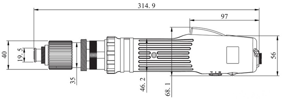 Винтоверт SKD-RBK180LF(B)+ силовой контроллер SKP-40B-HL-800 - фото 2 - id-p136975256