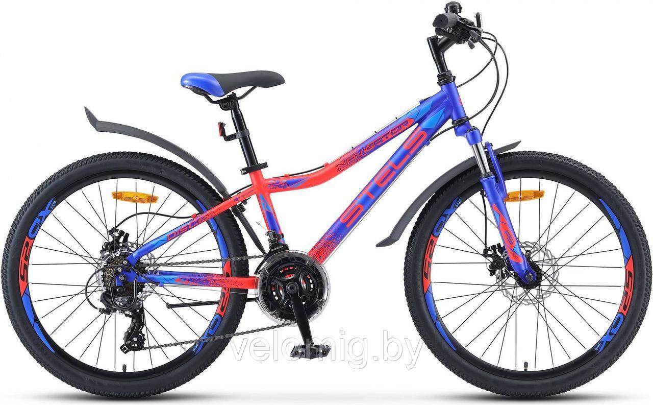 Велосипед горный подростковый Stels Navigator-410 MD 24"  V010 (2024)