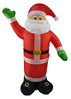 Надувная фигура Дед Мороз с электронасосом (180 см, светится) арт.HS815A-180