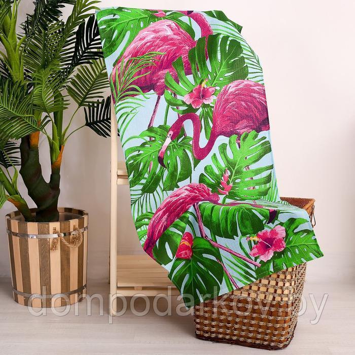 Полотенце «Фламинго», 60 × 150 см, 160 г/м², хлопок 100 %