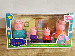 Детский набор игрушек "Семья Свинка Пеппа" Peppa Pig  (4 героя), арт.PP605-4