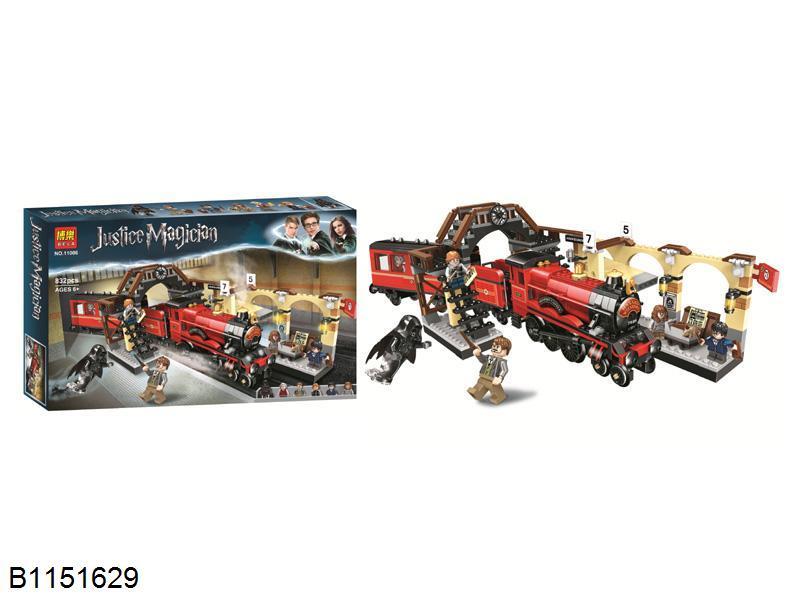 Конструктор Bela 11006 Justice Magician Хогвартс-экспресс (Аналог LEGO Harry Potter 75955) 832 детали