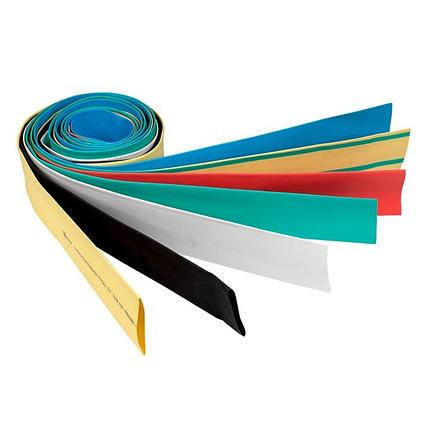 Набор ТУТ: 7 цветов по 7шт. Разного диаметра
(10/5, 12/6, 16/8, 20/10, 25/12,5, 30/15, 40/20) 1м. EKF PROxima, фото 2