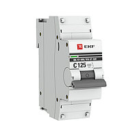 Автоматический выключатель ВА 47-100, 1P 125А 
(C) 10kA EKF PROxima