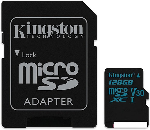Карта памяти Kingston Canvas Go! SDCG2/128GB microSDXC 128GB (с адаптером), фото 2