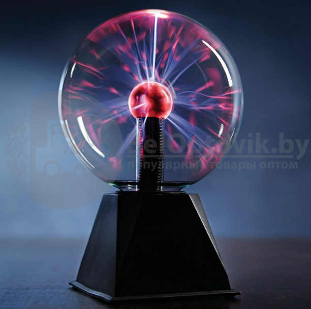Плазменный шар Plasma light декоративная лампа Тесла (Молния), d15 см - фото 10 - id-p139405510