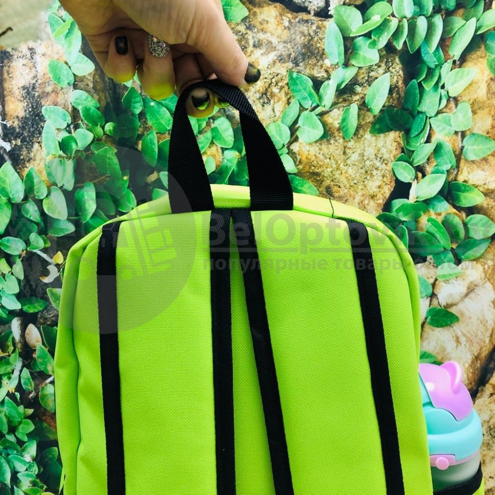 Рюкзак городской LONDON Wu Hao Long (школьный) с принтом. Оригинал Яркий Лайм - фото 4 - id-p139405527