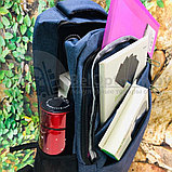 Многофункциональный  рюкзак из водонепроницаемой ткани ZHULIAO SPORT с косой молнией и мягкой вентилируемой, фото 4