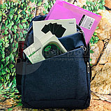 Многофункциональный  рюкзак из водонепроницаемой ткани ZHULIAO SPORT с косой молнией и мягкой вентилируемой, фото 5