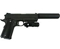 Страйкбольный пистолет Galaxy G.25A пружинный, 6 мм (копия Colt 1911)