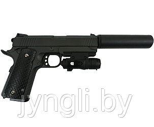 Страйкбольный пистолет Galaxy G.25A пружинный, 6 мм (копия Colt 1911)