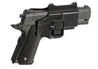 Страйкбольный пистолет Galaxy G.25A+ с тактической кобурой пружинный, 6 мм (копия Colt 1911)