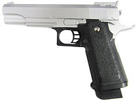Страйкбольный пистолет Galaxy G.6S пружинный серебристый, 6 мм (копия Colt 1911)