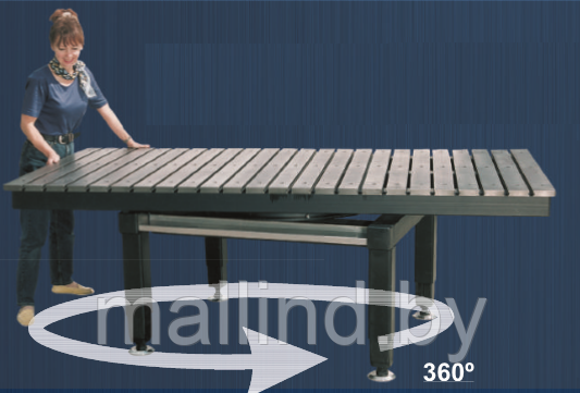Сборочно-сварочные столы с функцией горизонтального поворота