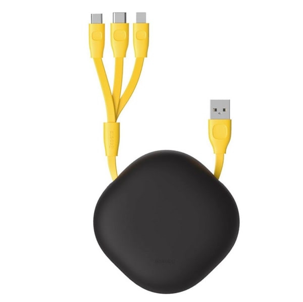Кабель Baseus Let's go Little Reunion One-Way Stretchable 3-in-1 Data Cable