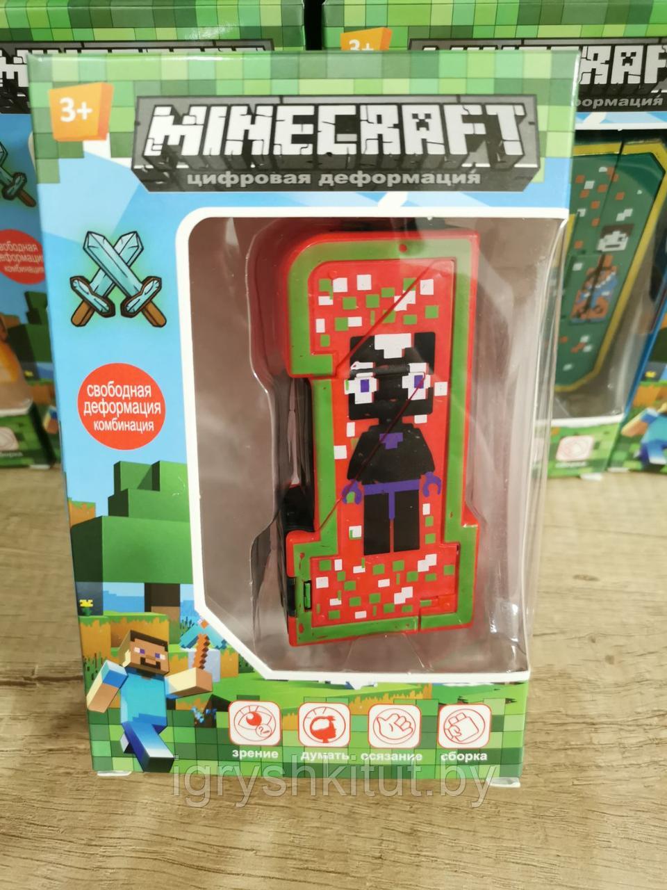 Игровой набор "Цифры-трансформеры Minecraft", 10 цифр, арт.168-106 - фото 4 - id-p139422863