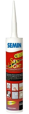 Суперлегкая, заполняющая шпатлевка для трещин, стыков Semin Sem-Light, 310 мл