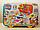 Детский игровой конструктор-мозаика  Bus Gear Platter с шуруповертом и шестеренками 6в1, для игры детей, фото 10