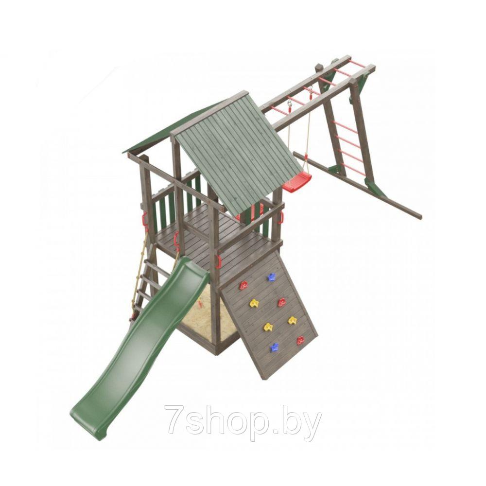 Детская деревянная площадка Сибирика с рукоходом - фото 2 - id-p139425080
