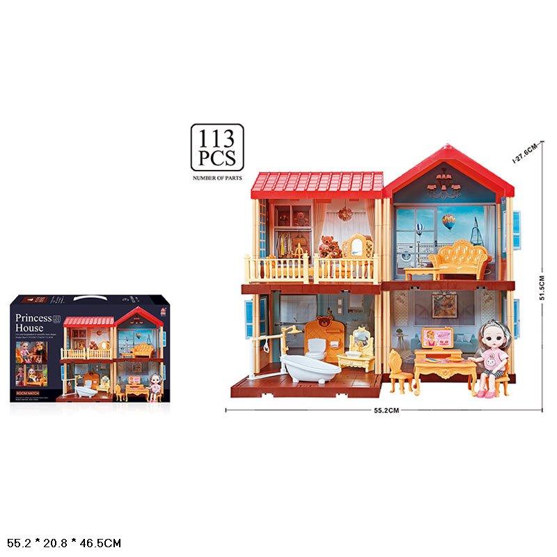 Кукольный дом с мебелью Princess House