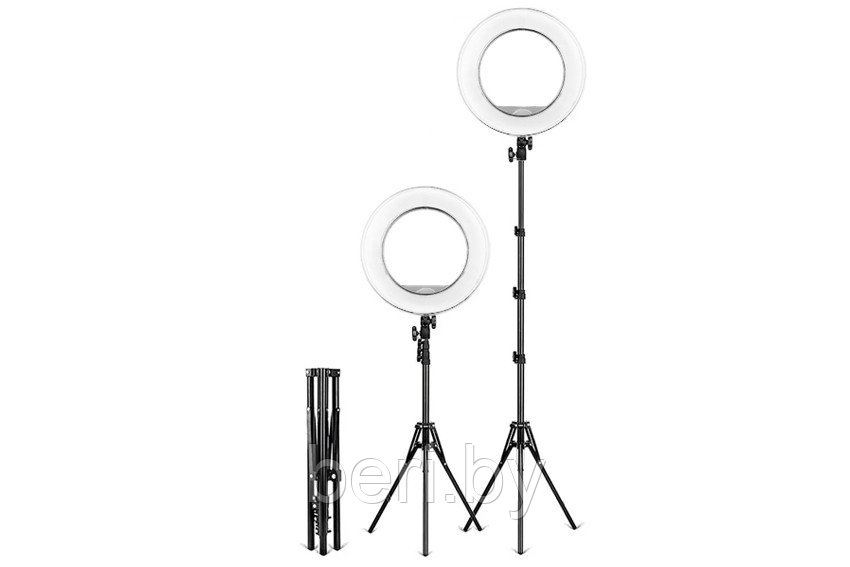 YQ320A Кольцевая лампа Ring Fill Light, 30 см + штатив (2,2 м.) + пульт + крепление для телефона - фото 6 - id-p139445321