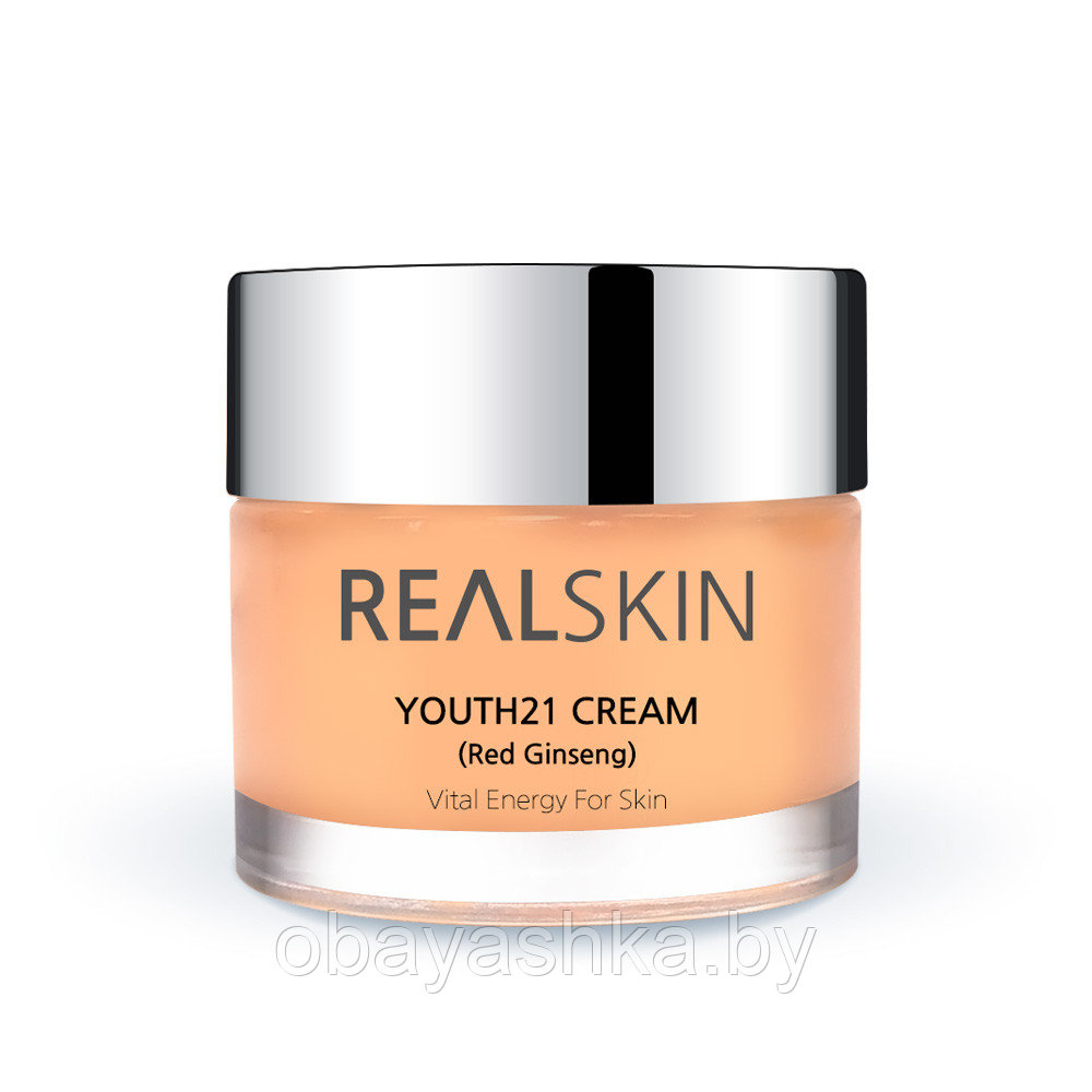 [REALSKIN] Крем для лица КРАСНЫЙ ЖЕНЬШЕНЬ Youth 21 Cream (Red ginseng), 50 гр - фото 1 - id-p139448853