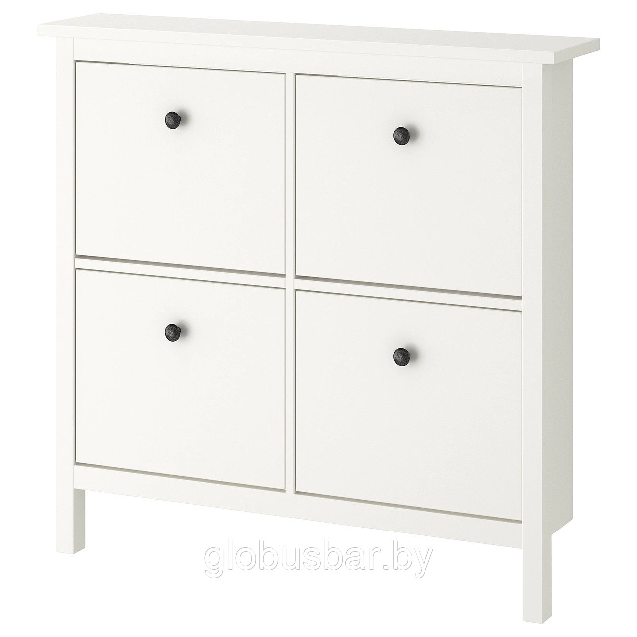 HEMNES ХЕМНЭС Галошница, 4 отделения, белый107x101 см, икеа - фото 2 - id-p139457532