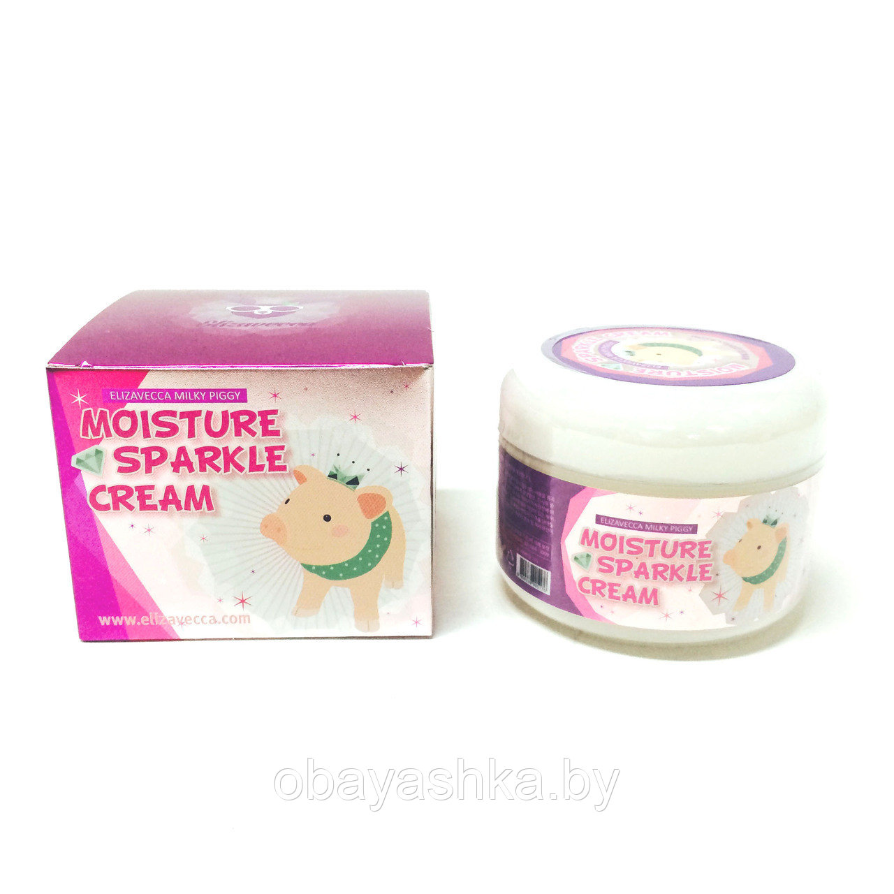 [Elizavecca] Крем для лица УВЛАЖНЕНИЕ/СИЯНИЕ Moisture Sparkle Cream, 100 гр - фото 1 - id-p139458706