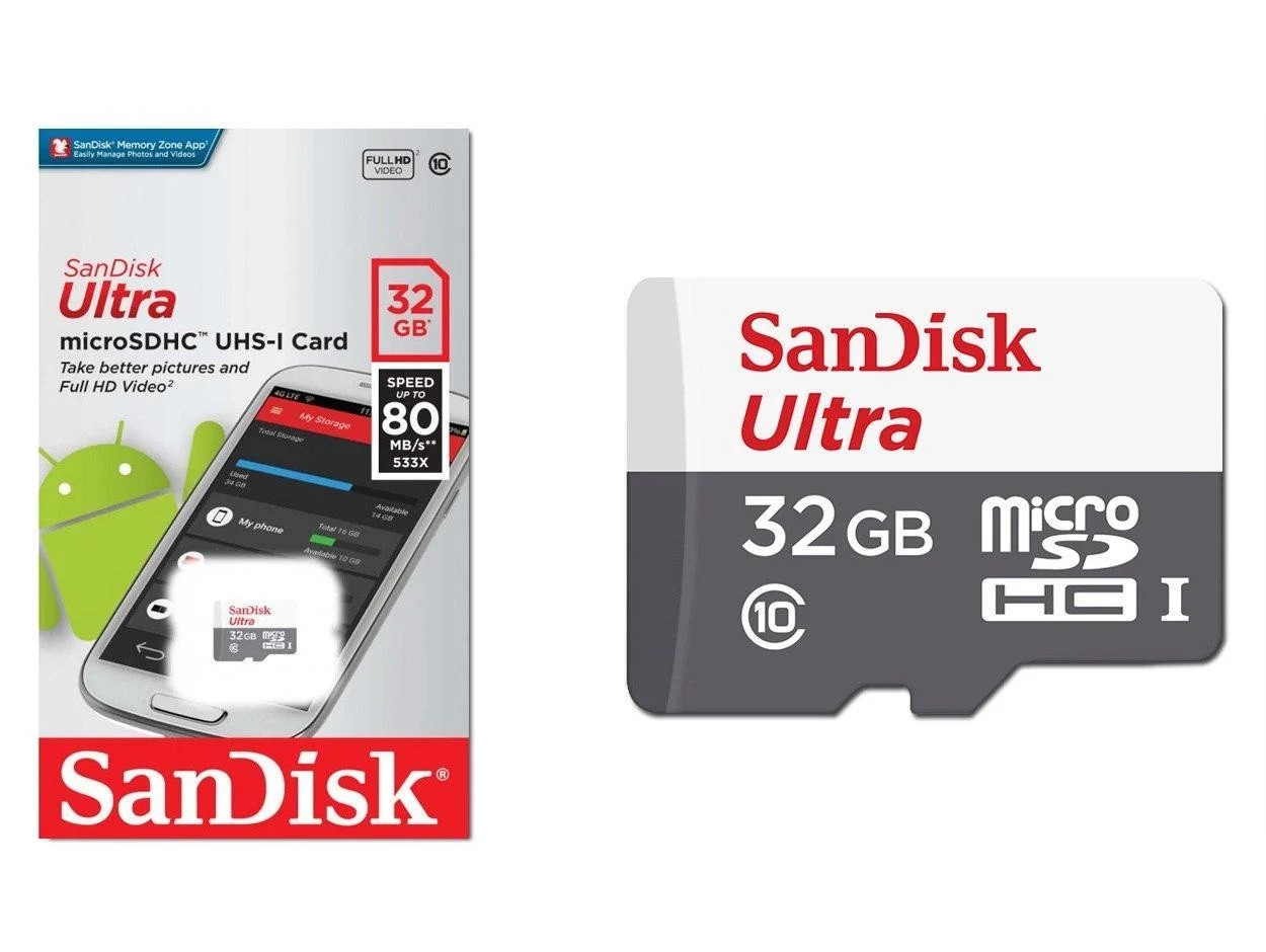 Карта памяти SanDisk Ultra microSDHC Class10 32GB - фото 1 - id-p139458827