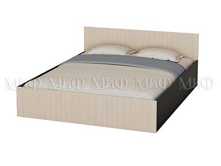 Кровать 1,6м Бася  (венге и дуб беленый) фабрика Миф, фото 2
