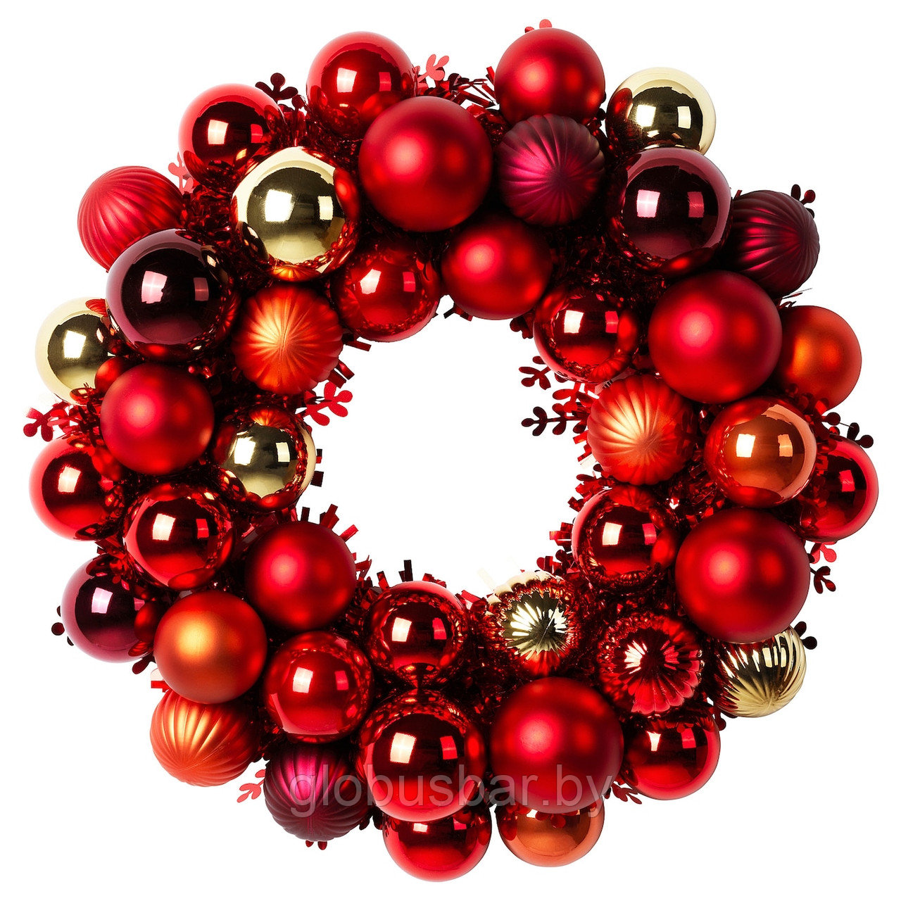 VINTER 2020 ВИНТЕР 2020 Украшение, рождественский венок, синий/серебристый 38 см, икеа