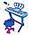 Пианино детское со стулом, дeтский cинтезaтоp с микрофоном, 37 клавиш, 2 цвета, фото 3