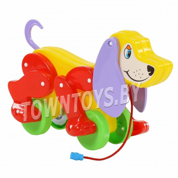 Детская игрушка собака-каталка "Боби" арт. 5434 Полесье - фото 2 - id-p139469154
