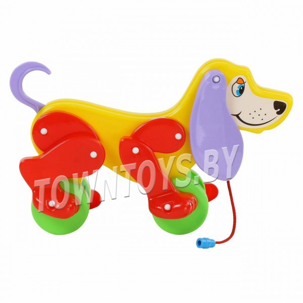 Детская игрушка собака-каталка "Боби" арт. 5434 Полесье - фото 3 - id-p139469154