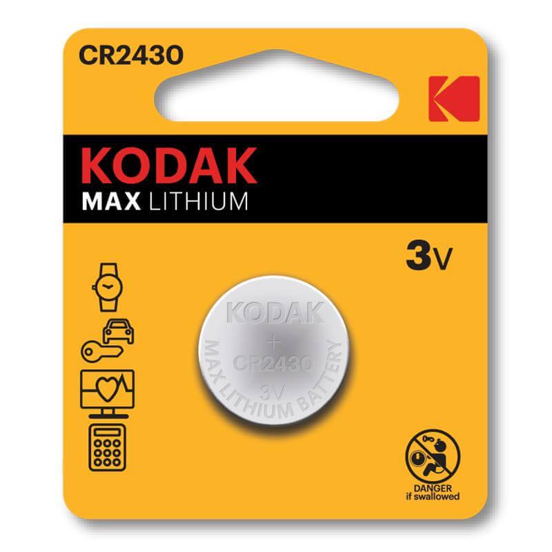 Батарейка Kodak CR 2430-1BL - фото 1 - id-p125520494