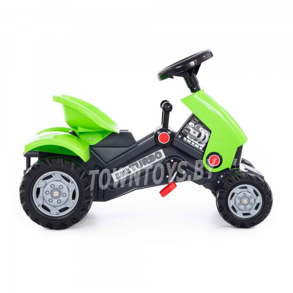 Детская игрушка каталка-трактор с педалями ""Turbo-2" (зелёная) арт. 52735 ПОЛЕСЬЕ - фото 5 - id-p139469164