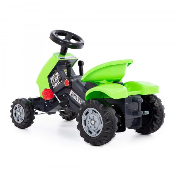 Детская игрушка каталка-трактор с педалями ""Turbo-2" (зелёная) арт. 52735 ПОЛЕСЬЕ - фото 3 - id-p139469164